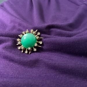 Gold tone Brooch